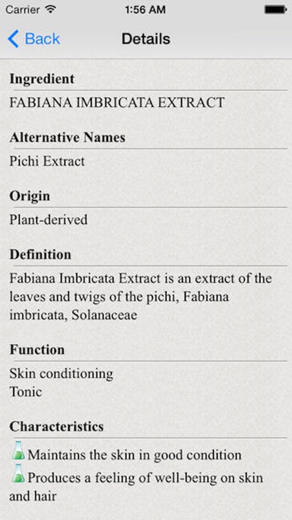 Cosmetic Ingredients Analyser Free screenshot-3