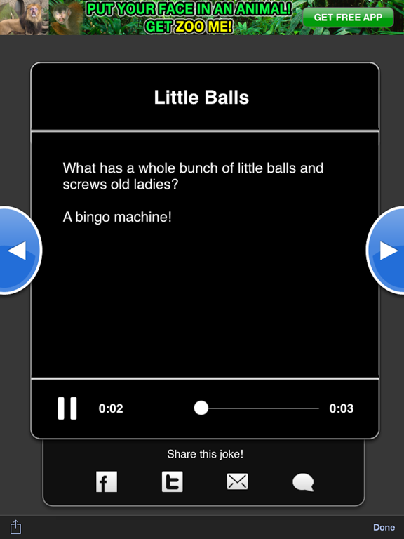 Dirty Sex Jokes! iPad screenshot