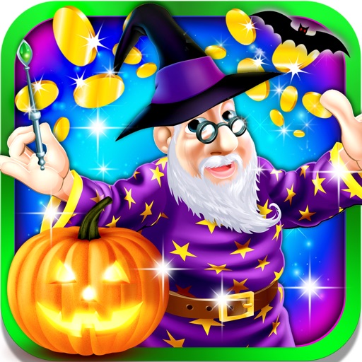 Haunted Wizard Halloween Slots: Trick or treat and win big jackpot iOS App