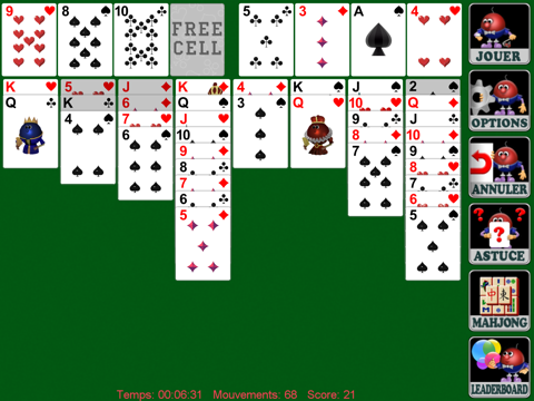 Screenshot #4 pour Freecell Solitaire!