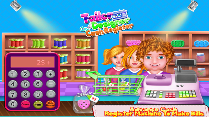 Tailor Designer Cash Register Girls Clothes House