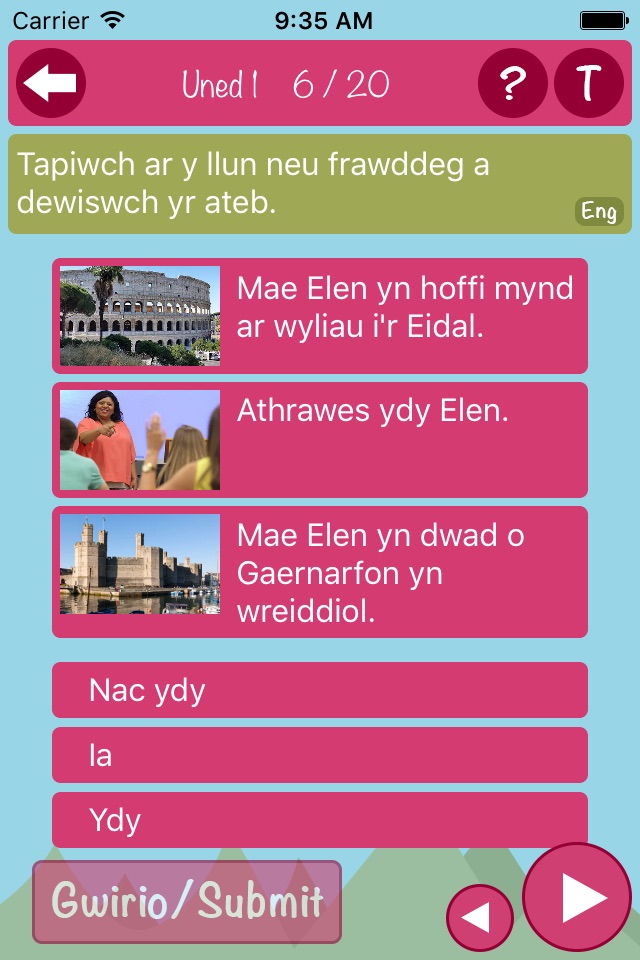 LearnCymraeg Canolradd Level 3 screenshot 3