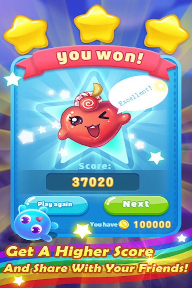 Sugar Sweet Crunch - Race and Match 3 Puzzle Blast game screenshot 2