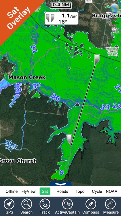 Toledo Bend Texas HD - GPS chart Navigator