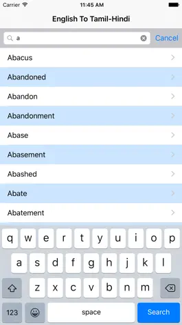 Game screenshot English To Tamil Hindi apk