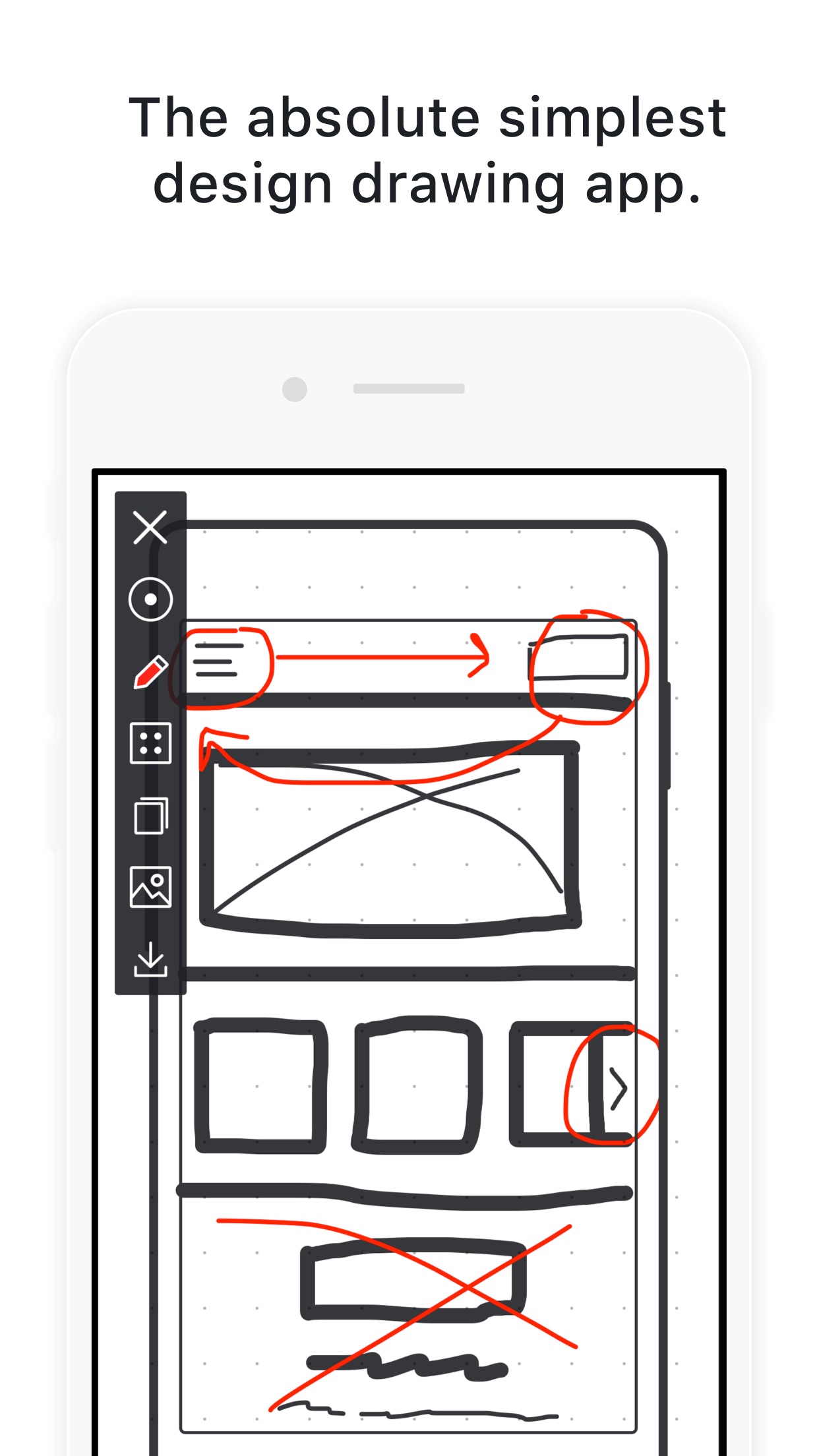 Screenshot do app Drwer - Simple Design Drawing