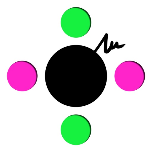 LINE OF BLEC: Black Dots and Color Blek Circles! iOS App