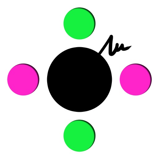 LINE OF BLEC: Black Dots and Color Blek Circles! Icon