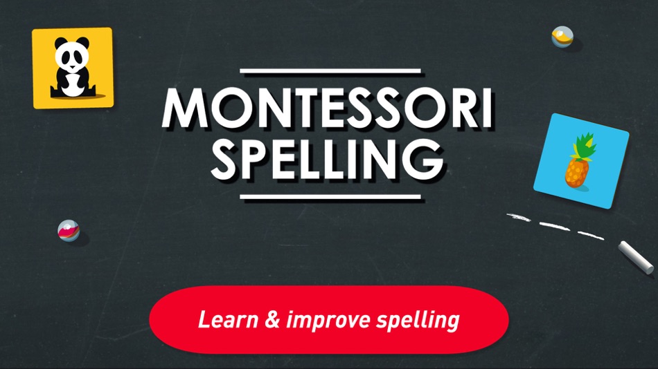 Montessori Spelling - From sounding-out to writing - 1.1 - (iOS)