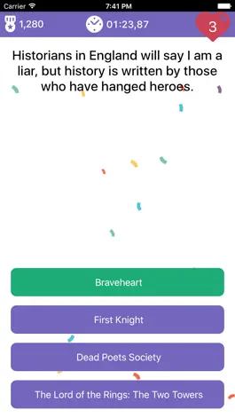 Game screenshot Movie Quotes Lite • Quiz mod apk