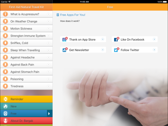 Natural First Aid Travel Kit: Pain Relief Massage! iPad screenshot 5 - Medical app