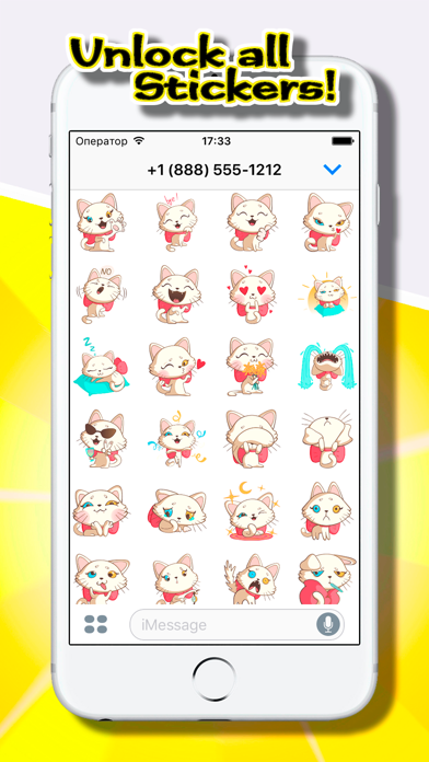 Screenshot #2 pour Cool le chat Nika Autocollants