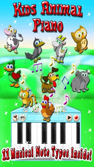 Screenshot #1 pour Kids Animal Piano Game