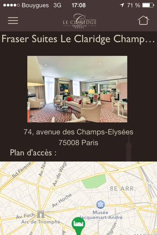 Fraser Suites Le Claridge Champs-Elysées, Paris screenshot 2