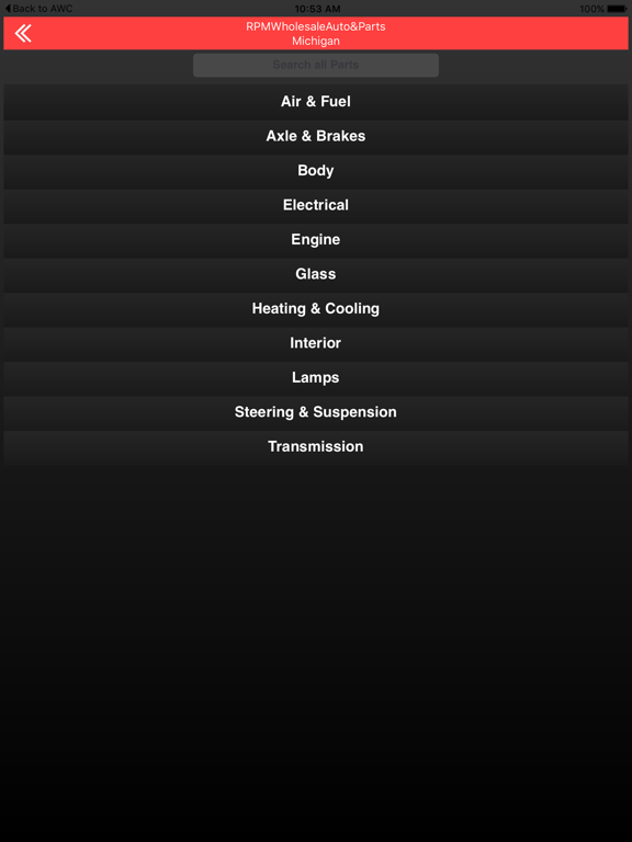 Screenshot #5 pour RPM Wholesale Auto & Parts - Michigan