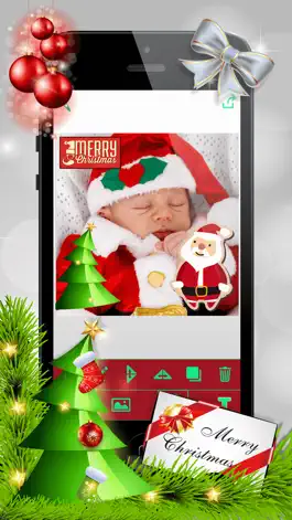 Game screenshot Christmas Photo Booth: Xmas Sticker Picture Editor hack