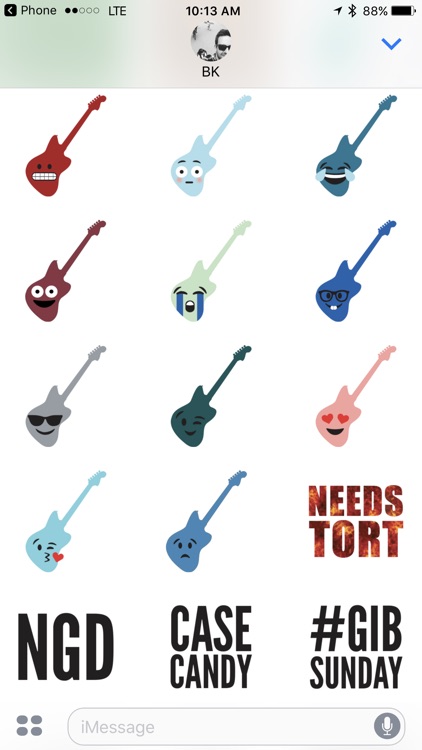 BK Guitars Sticker Pack