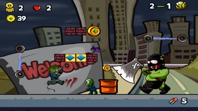 Screenshot #2 pour Super Zombies Ninja Pro For Free Games