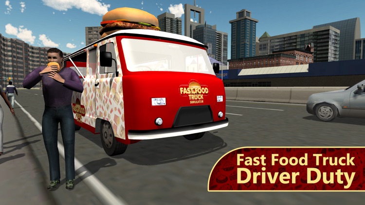 Fast Food Truck Simulator – Semi food lorry driving and parking simulation game screenshot-3