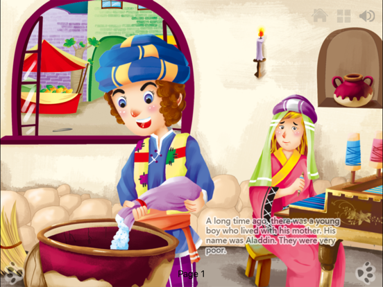 Screenshot #6 pour Aladdin - Bedtime Fairy Tale iBigToy
