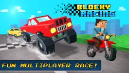 Game screenshot Blocky Racing - Race Block Cars on City Roads mod apk