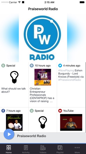Praiseworld Radio(圖1)-速報App