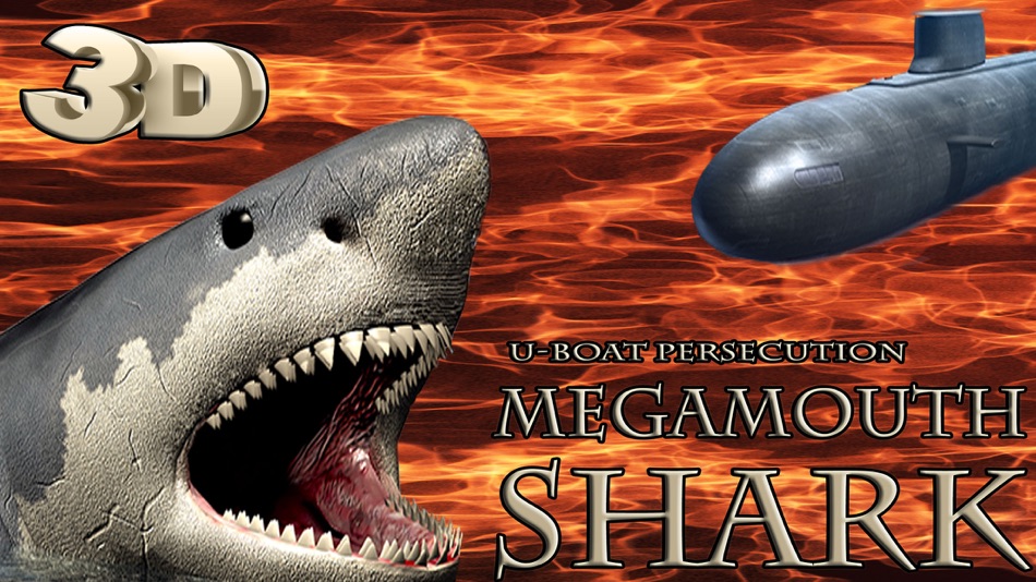 Megamouth Shark Uboat Persecution - Banish The Dreadful Megafish Undersea 3D - 1.2 - (iOS)