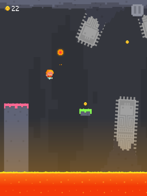 Screenshot #5 pour Pixel Run 2D - Lava Tomb