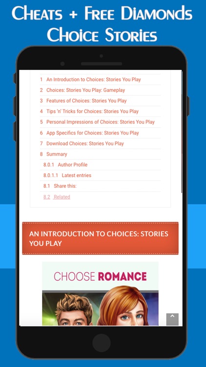 Cheats For Choices Stories You Play - Free Diamond