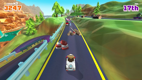 Screenshot #15 for Blocky Racer - Endless Racing