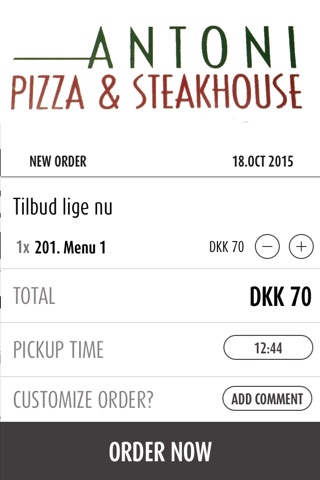 Antoni Pizza Vanløse screenshot 3