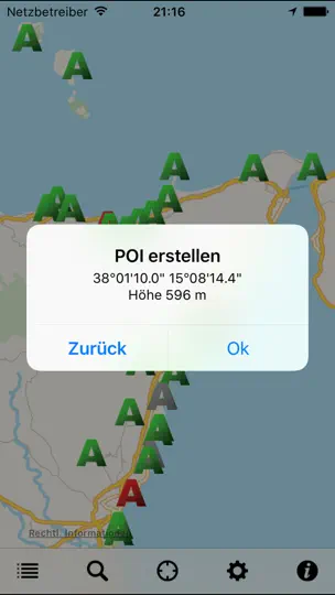 Screenshot von Archiescampings auf dem iPhone 4
