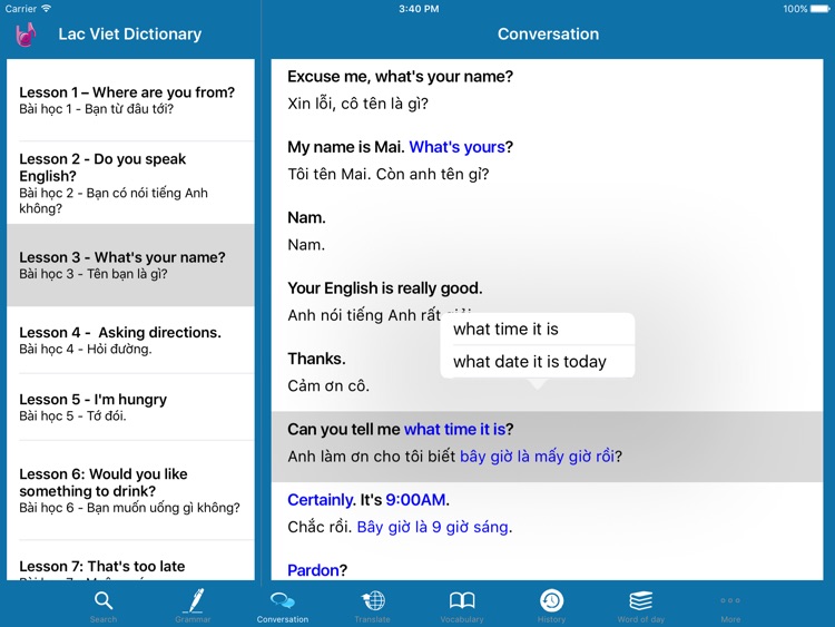 Lac Viet Dictionary for iPad screenshot-3