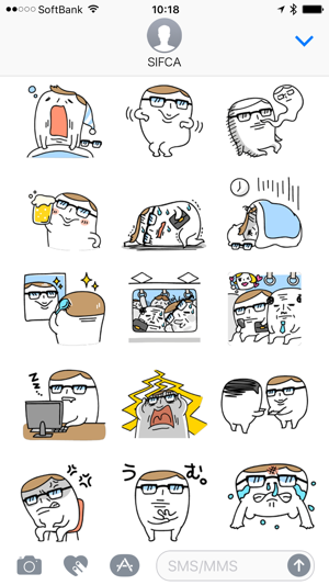 Moving NANA-san Stickers - Emoji TOKYO(圖2)-速報App