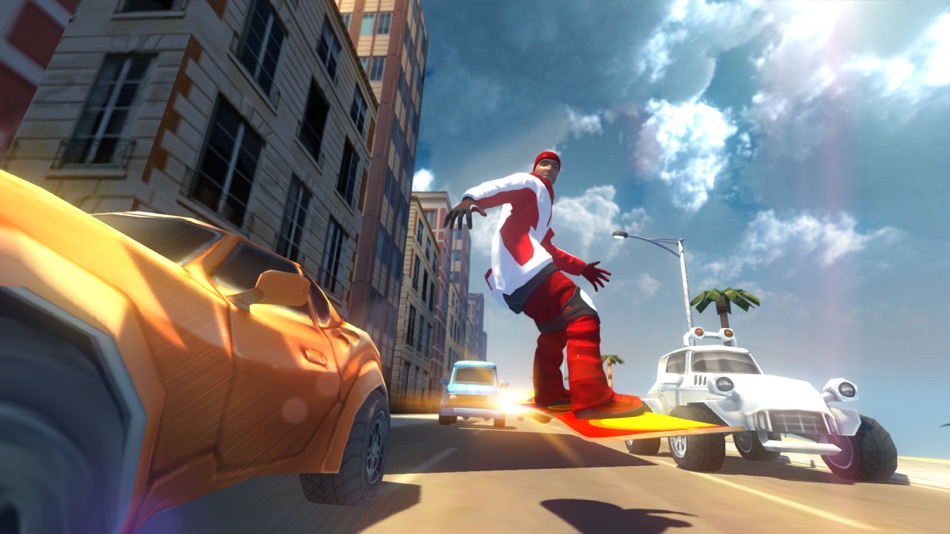#1. Blazing Hover Board Rider (iOS) 由: 向宁 徐