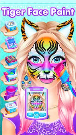 Game screenshot Face Painting & Makeup Girls Party Salon - Kid Spa mod apk