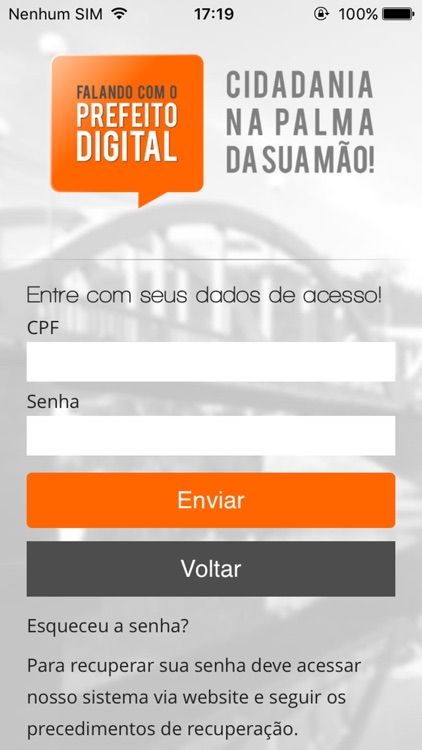 Falando com o Prefeito Digital