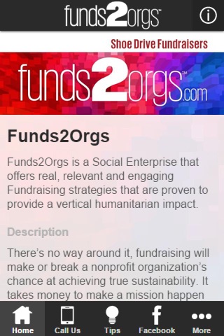 Funds2Orgs screenshot 2