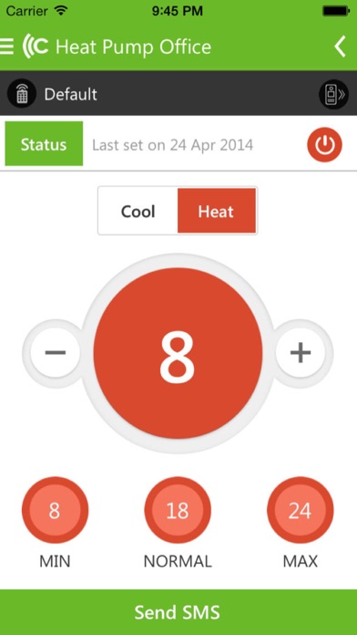 Screenshot #2 pour CTSmall heat pump controller