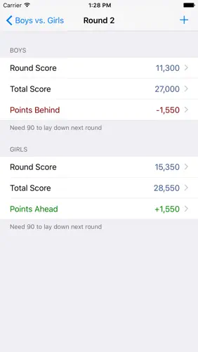 Triple Play Canasta Scorecard screenshot 3