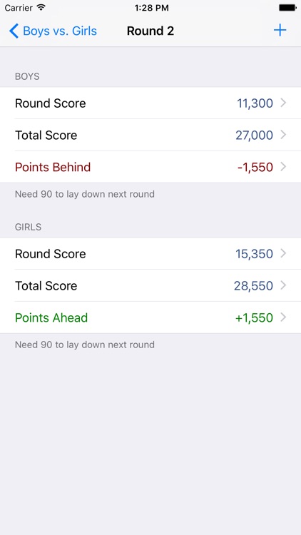 Triple Play Canasta Scorecard
