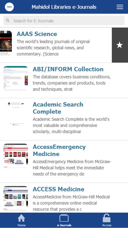 Mahidol Libraries e-Journals