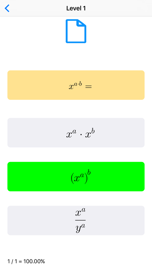 #3. Powers - Exercises and complete solutions (iOS) By: Francesco Grassi