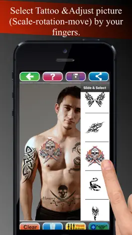 Game screenshot Tattoo booth creator & design hack