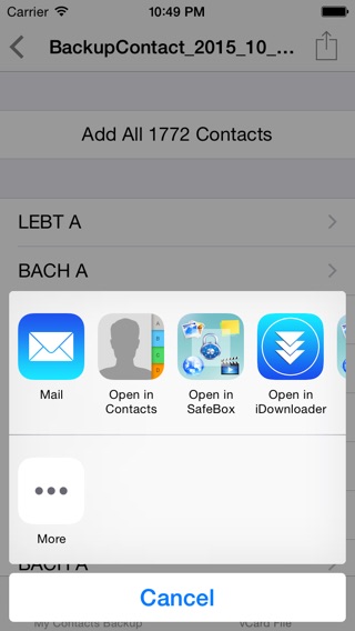 My Contacts Backup Pro (Easy contacts backup)のおすすめ画像1