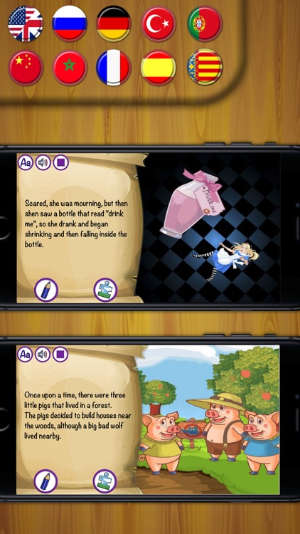 Classic fairy tales interactive book for kids -PRO screenshot-3