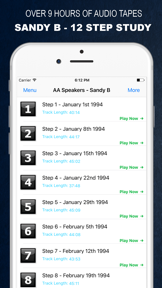 Sandy B - 12 Step Study - Saturday Morning Live screenshot