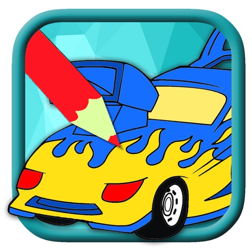 Kids Car For Coloring Page Super Game iOS App