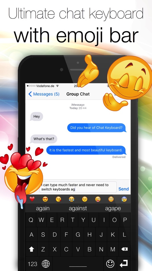 Chat Keyboard - Text and message faster! - 1.00 - (iOS)