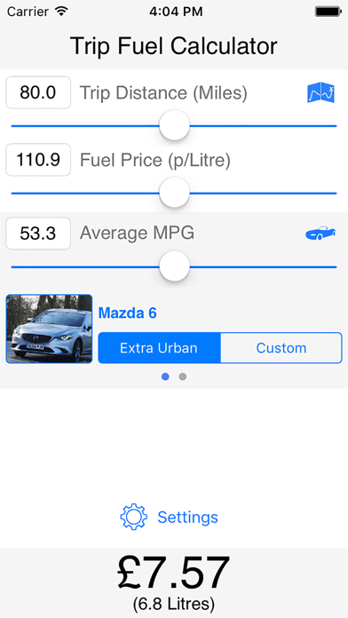 Trip Fuel Calculatorのおすすめ画像1